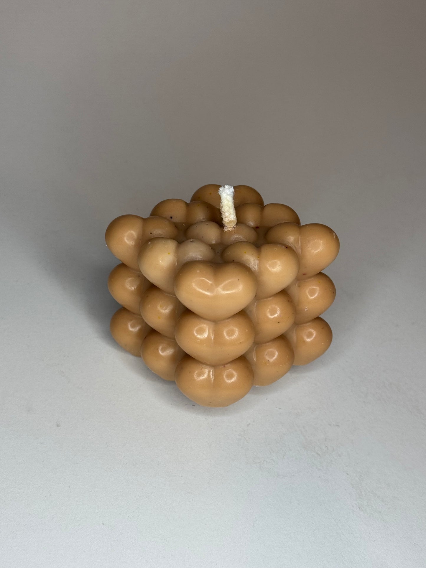Bubble Kerze Herzform