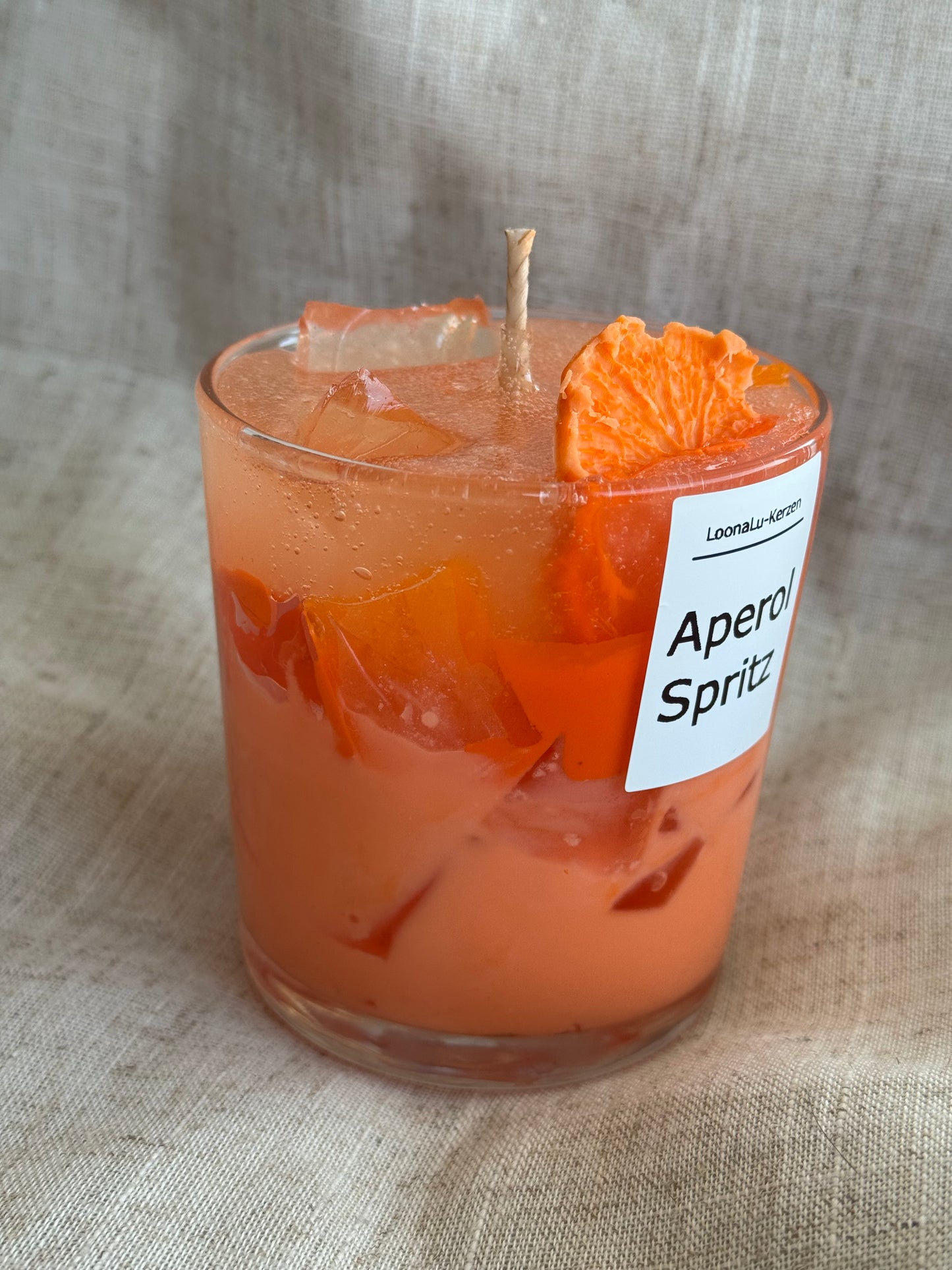 Aperol Spritz Kerze