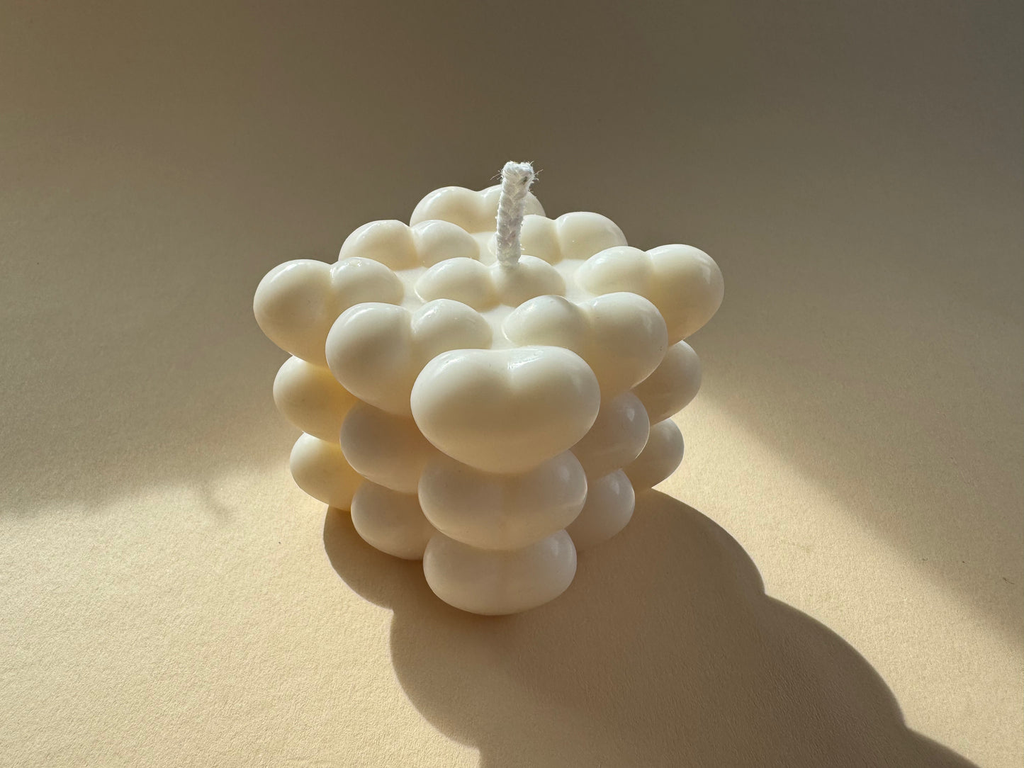 Bubble Kerze Herzform